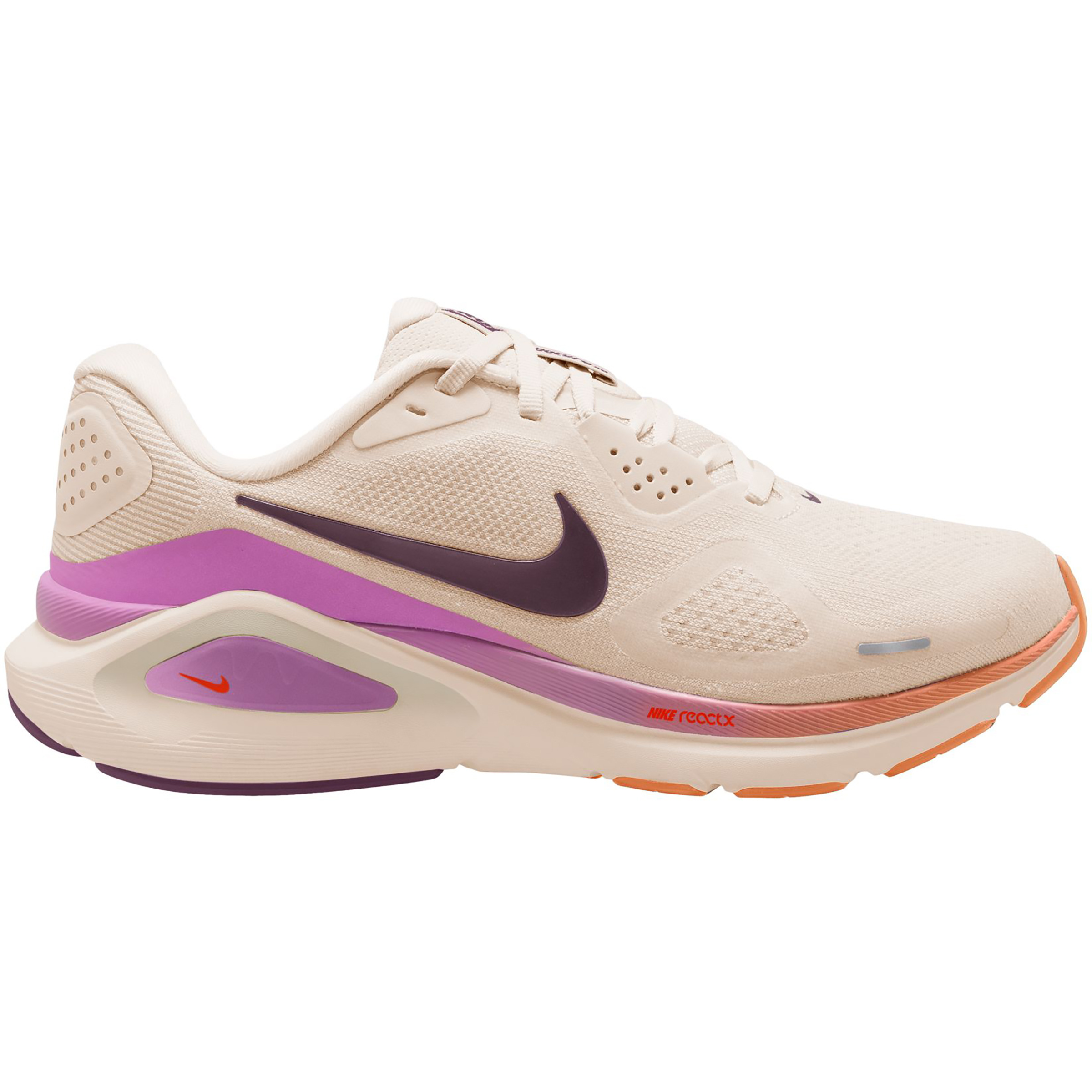 Nike Structure 26 Damen Laufschuhe beige Größe 40.5 Laufen Schnell trocknend