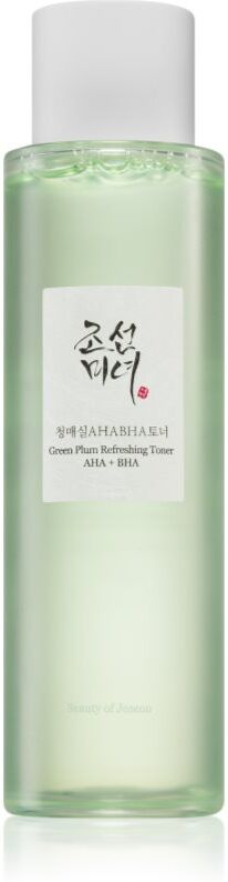 Beauty of Joseon Green Plum Refreshing Toner AHA + BHA sanftes Peeling-Tonikum zur täglichen Anwendung 150 ml