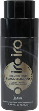 Iroiro Premium Color Depositing Gray Coverage Shampoo Black