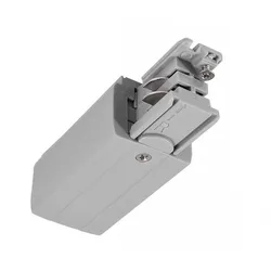Deko-Light 3-Phasen Schienensystem D Line elektrischer Einspeiser rechts Fenstergrau