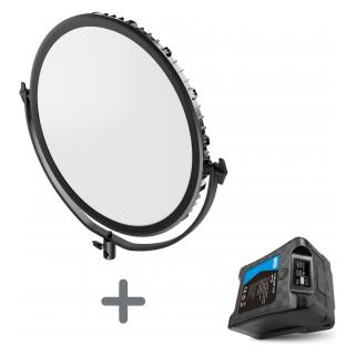 Newell Air Artha XL LED-Lampe und BP-95 LCD-V-Mount-Akku-Set (Videoleuchte) (44080008)