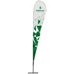 BeachFlag Tropfen Dropflag einseitig Grösse XL