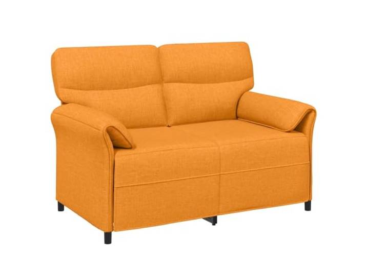 hliofuir Modernes Polstersofa Stoffcouch mit Metallrahmen für Wohnzimmer Bequemes Polstermöbel mit klappbaren Armlehnen und weicher Polsterung. Ideal für Wohnzimmer, Schlafzimmer und Gästeraum.