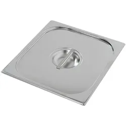 Bartscher GN-Behälter Zubehör Deckel für 2/3 GN silber, 35.4x2x32.5 cm