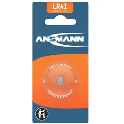 Ansmann Alkaline Knopfzelle LR41, LR736, AG3, 1,5 Volt