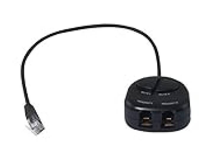 Dacomex switch casque telephonique RJ9 avec 2 boutons muet