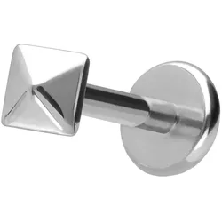 Titan Labret mit Push Fit PYRAMIDE
