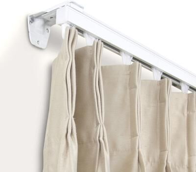 InStyleDesign White Wall or Ceiling Curtain Track/ Room Divider