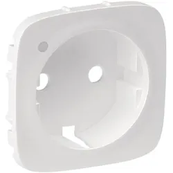 Legrand 754855 Abdeckung Schuko Steckdose LED Valena Allure ultraweiß