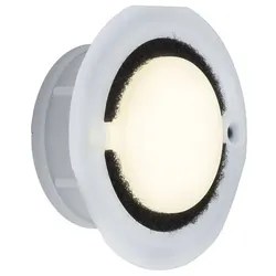 LED Wandeinbauleuchte Special Line IP65 rund 76mm 1,4W 230V 3000K Opal