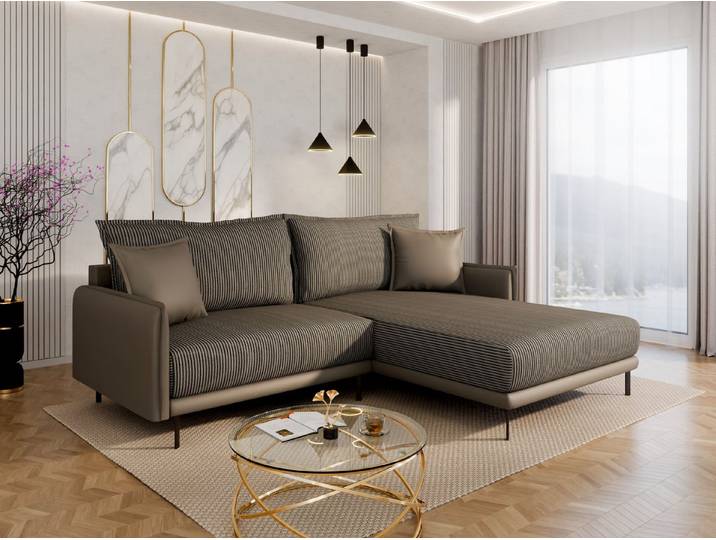 Homesy Ecksofa Ecksofa Selva – modernes Design trifft auf höchsten Komfort