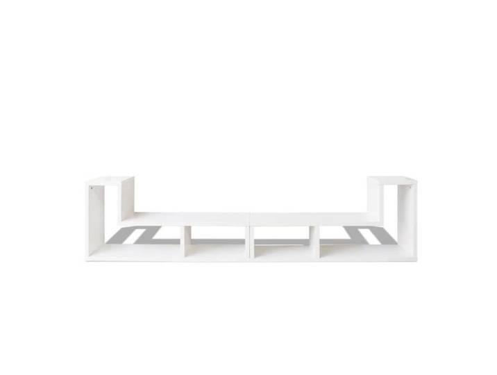 NEUF Armoire TV - Blanc - Meuble TV - TABLE TV double - en forme de L Blanc TT2728