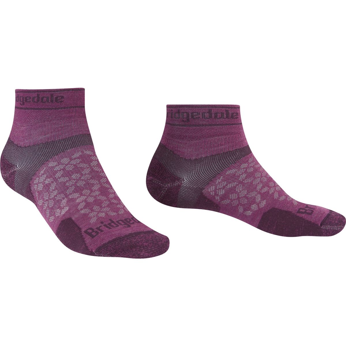 Bridgedale Trail Run Ultralight Zero Merino Sport Low purple (371) M 710552-371-M