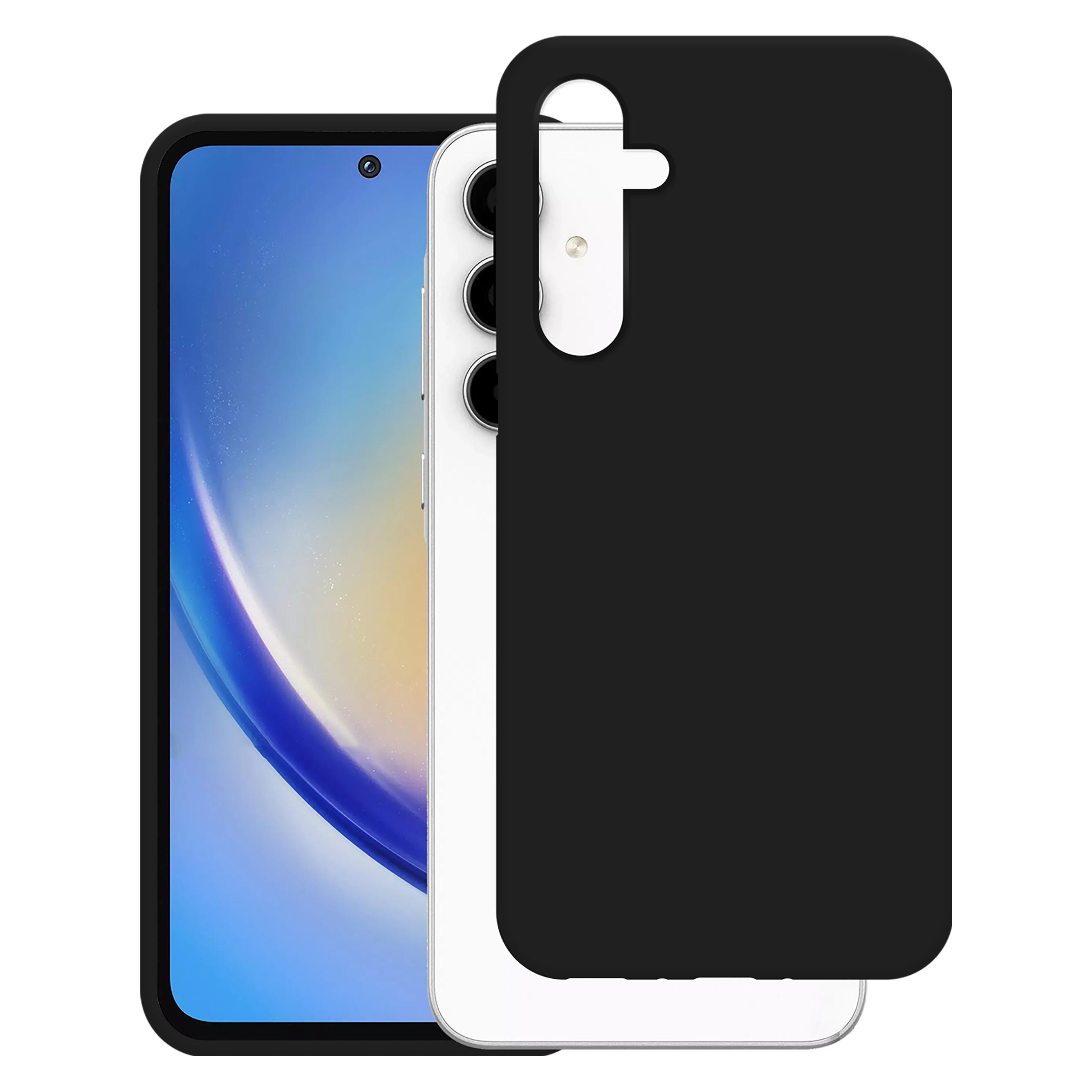 Just in Case TPU Back Cover Schwarz Samsung Galaxy A35 (Samsung Galaxy A35) (8446190)
