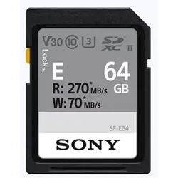 Sony SDXC-Karte 64 GB Cl10 UHS-II U3 V30 270/70MB/s