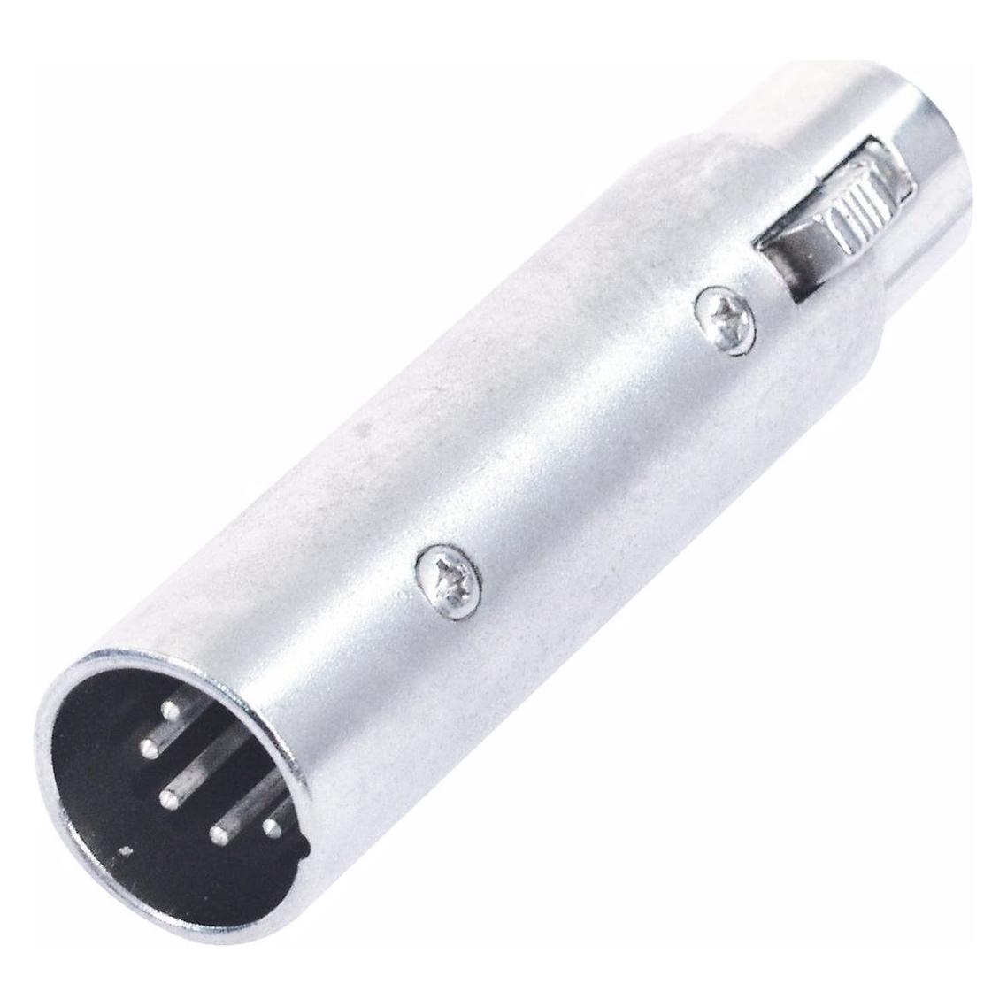 Omnitronic Adapter 3pol XLR(F)/5pol XLR(M) (Winkeladapter) (30226577)