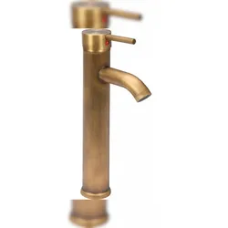 TRIZERATOP Rubinetto per lavabo RETRO BRONZE, rubinetto vintage, miscelatore