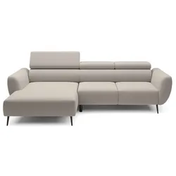 Ecksofa Alisson Stoff Beige