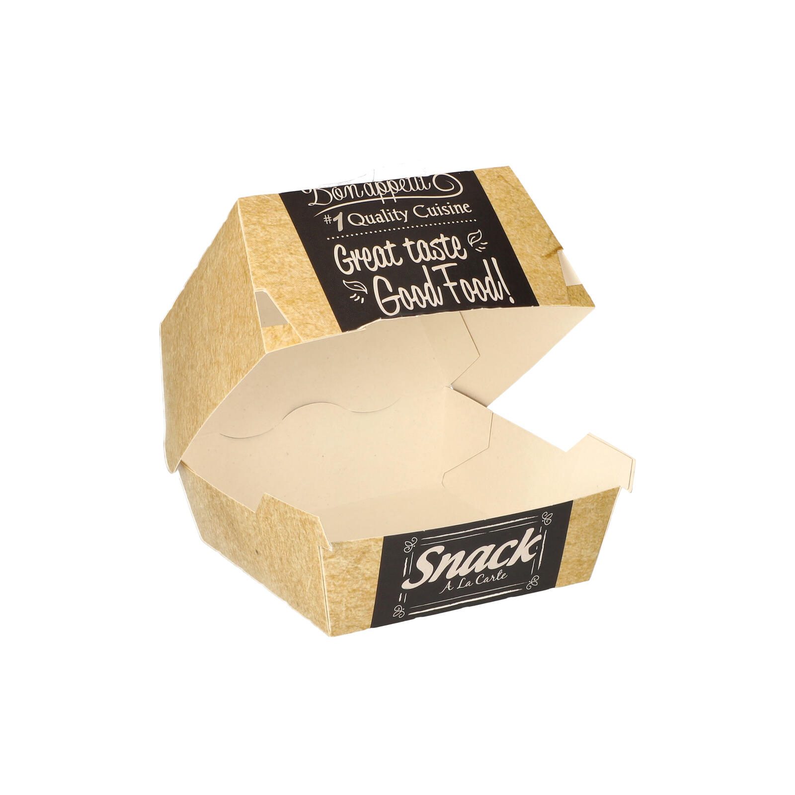 PAPSTAR Good Food Burger-Boxen braun, grau 86634