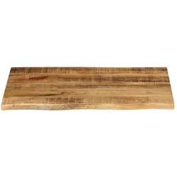 vidaXL, Tischplatte, Beburdorf (Raues Mango-Massivholz) (70 x 60 cm)