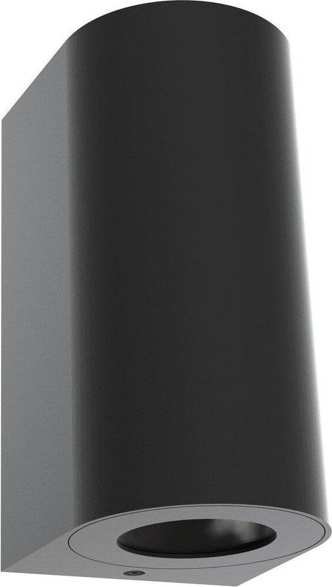 Nordlux Canto Maxi 2 Moderne Wandlamp voor Tuin en Keuken - Zwart