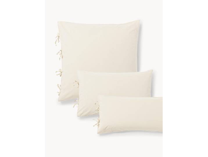 Taie d'oreiller en percale de coton délavé Leonie