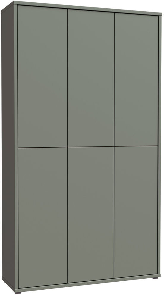 Ebern Designs Rylon 24 Pair Shoe Storage Cabinet Green 24