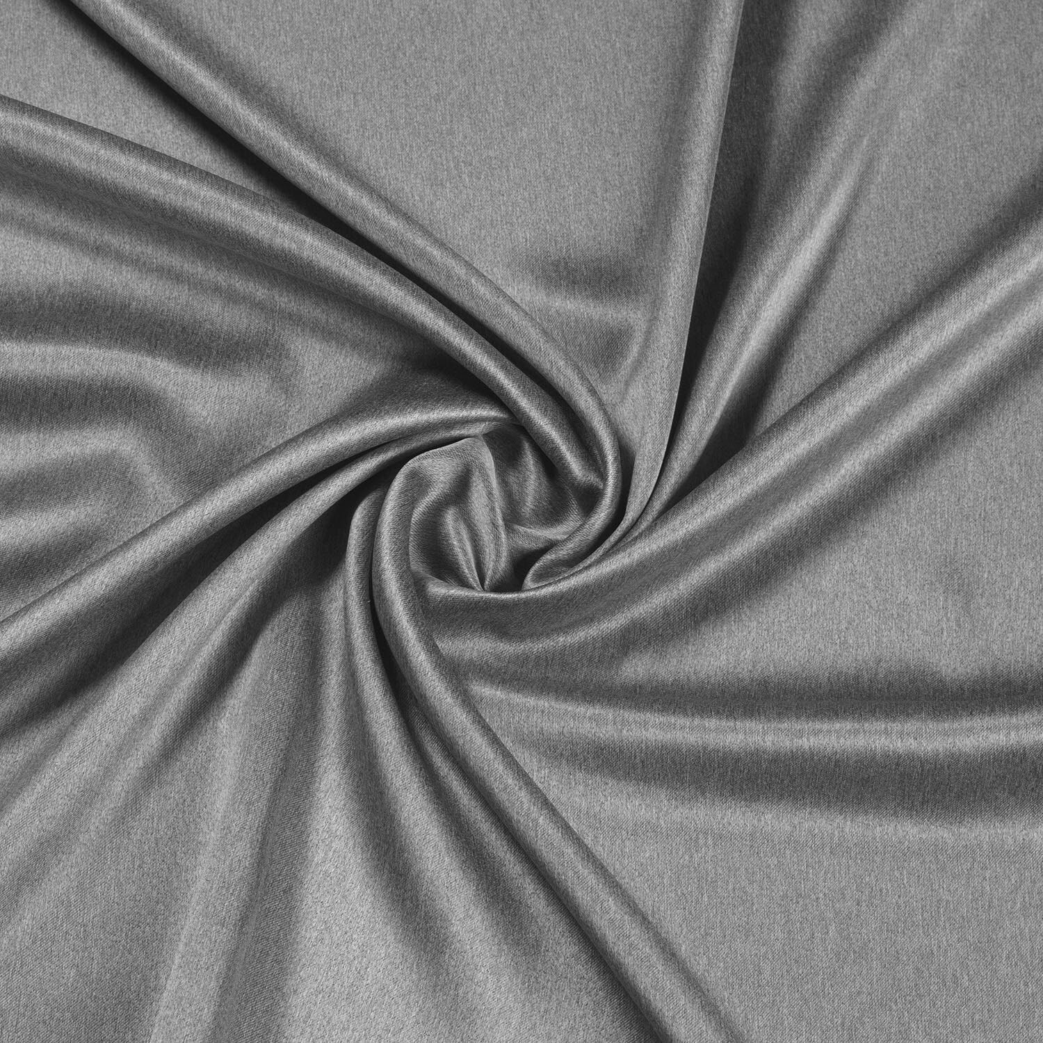 Gardine GERSTER "Baldo, 1 Stück, Ösen, blickdicht" Gr. 1, grau, B:140cm H:235cm, Wirkware, Polyester, Gardinen, Gardine, Ösenschal aus Dekostoff grau 235cm, Ösen, 140cm