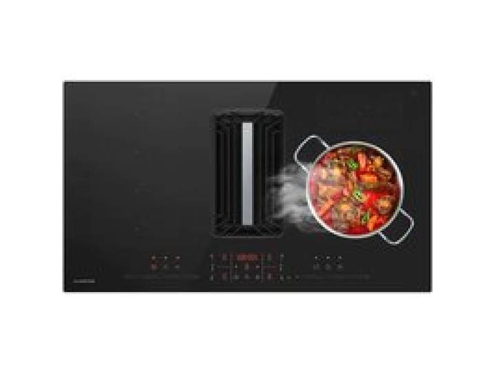 Klarstein AirJet FlexPro Down Air System Induction hob + Extractor hood Flexzone Booster
