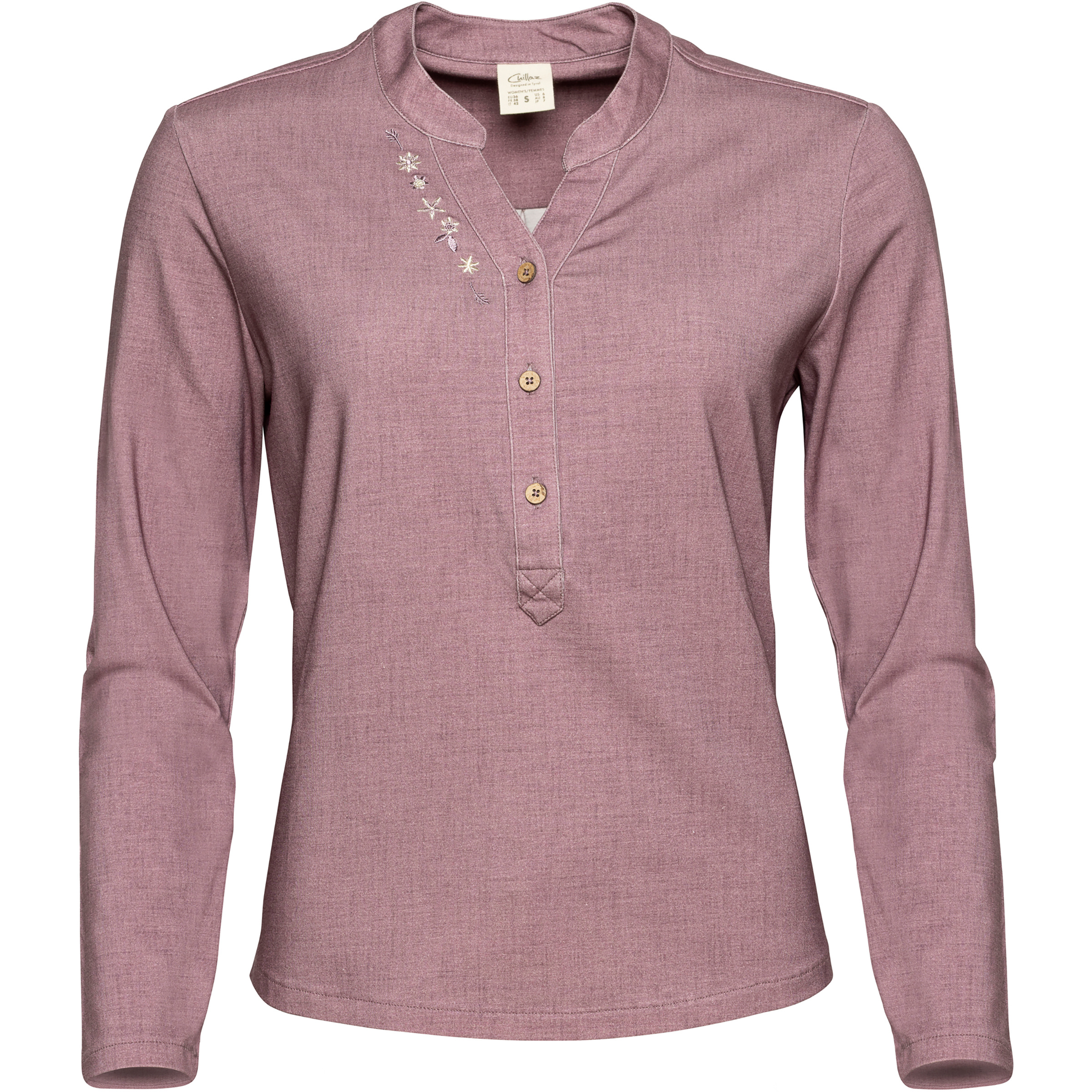 Chillaz Sonnblick Damen Longsleeves lila Größe XL Lifestyle Hautfreundlich
