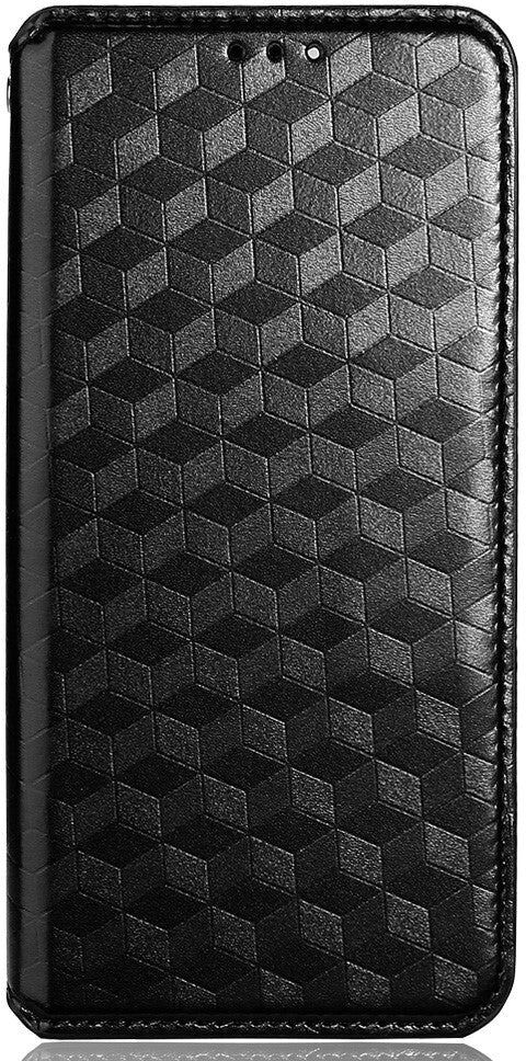 INCOVER Alcatel 1S (2021) / 3L (2021) PU Læder Flip Cover m. Pung - Rhombus - Sort