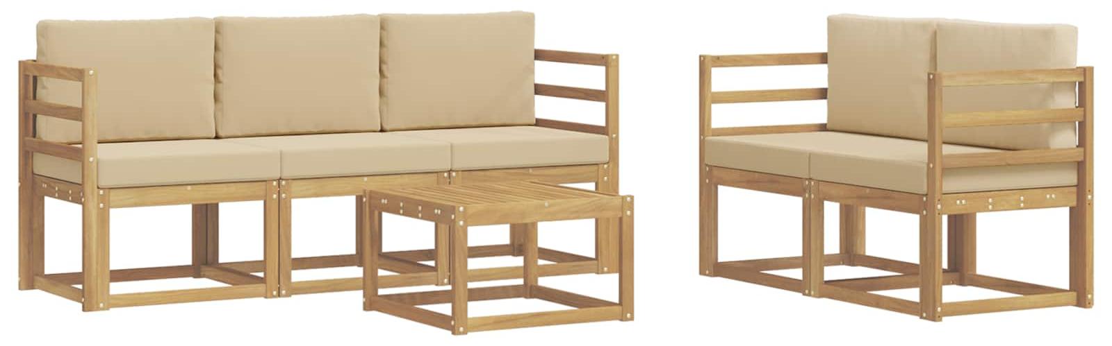 Outdoor-Sofagarnitur 6 pcs