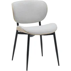 CLP Besucherstuhl Enid Stoff   Farbe: natur/creme, Material: Stoff