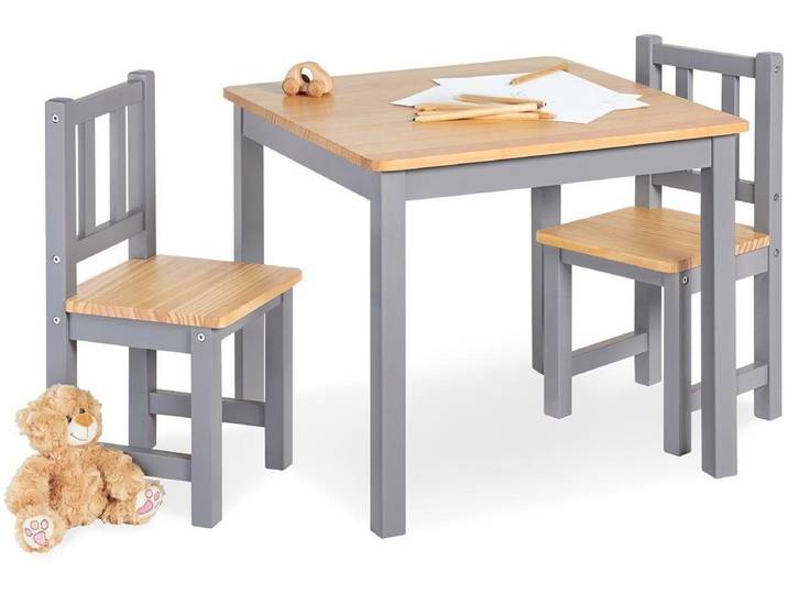 Pinolino® Kindersitzgruppe Fenna, grau/natur, (3-tlg)