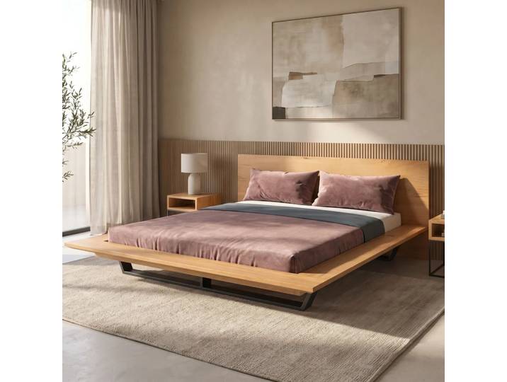 Loft-Bett Nova aus Massivholz 140x200 cm Danzz