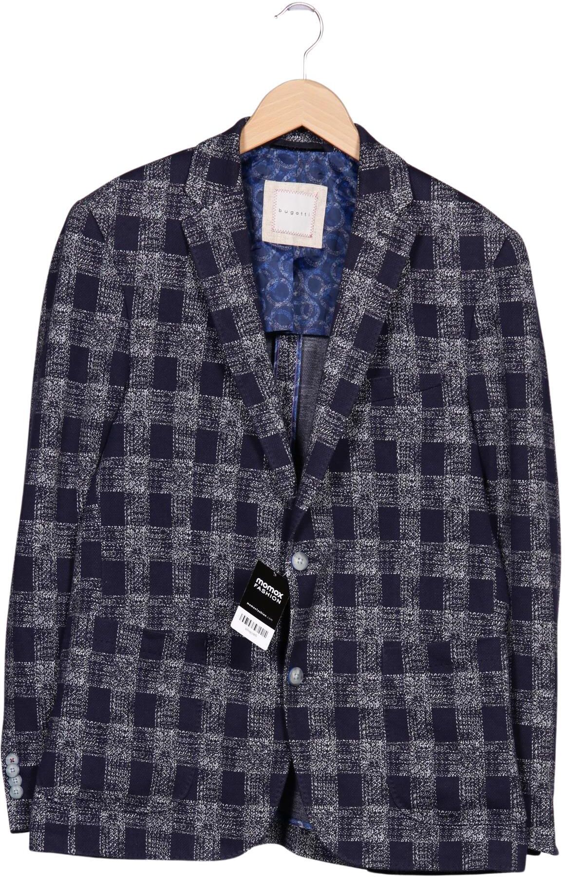 Bugatti Herren Sakko, Marineblau, Gr. EU 52, Baumwolle / Synthetik - Second Hand