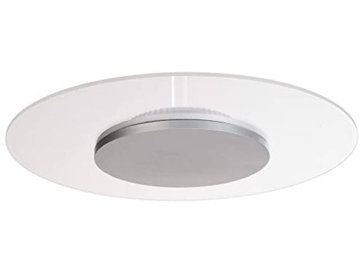 Deko-Light LED-Deckenleuchte Deckenlampe Innenbereich dimmbar 360°-Licht Zaniah Silber 24W