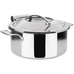 APS Chafing Dish "ORBIT", Pfanne + Kochtopf, Silber