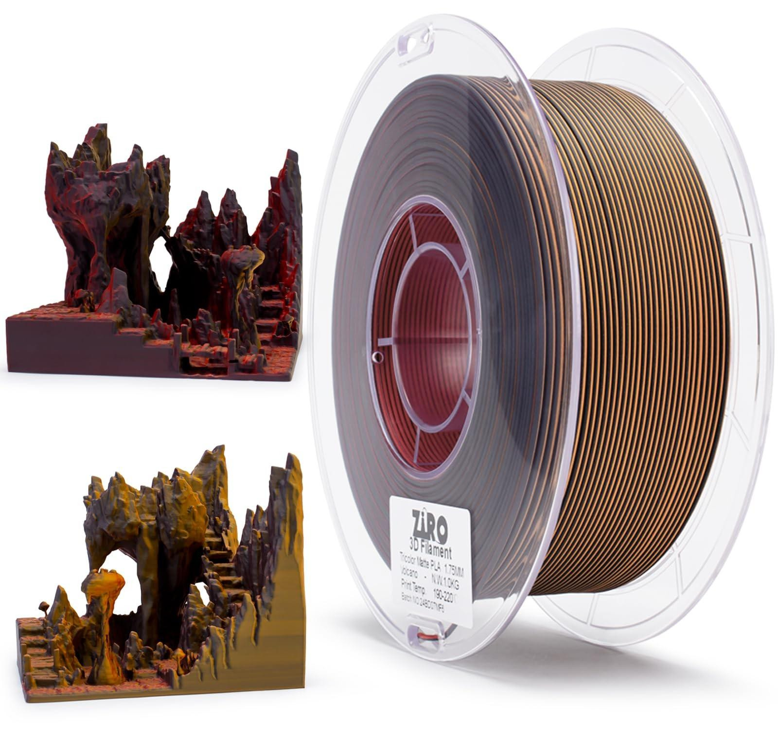 Merkloos 3D Printer Filament PLA Tricolor Matte 1,75mm