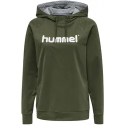 hummel GO Baumwoll Logo Hoodie Damen grape leaf XS