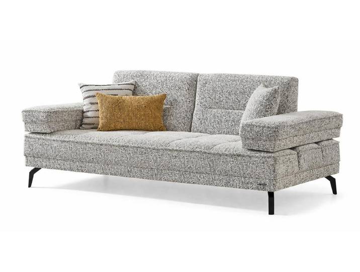 JVmoebel 3-Sitzer Schlafsofa 3Sitzer modern weich bequem schön edles Aussehen Metallfüße, 1 Teile, Made in Europa