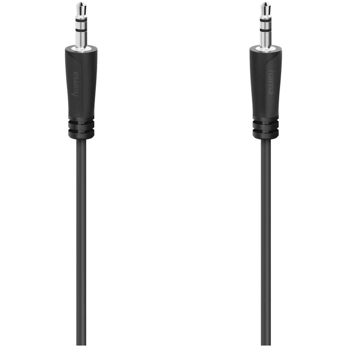 Hama Audiokabel 3,5 mm Jack Stereo Zwart, 3,0 m