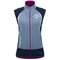 CRAZY Vest Alpinstar Light W - Hybridweste - Damen - Blue/Bordeaux - L