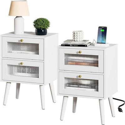 No Nightstand with Charging Station