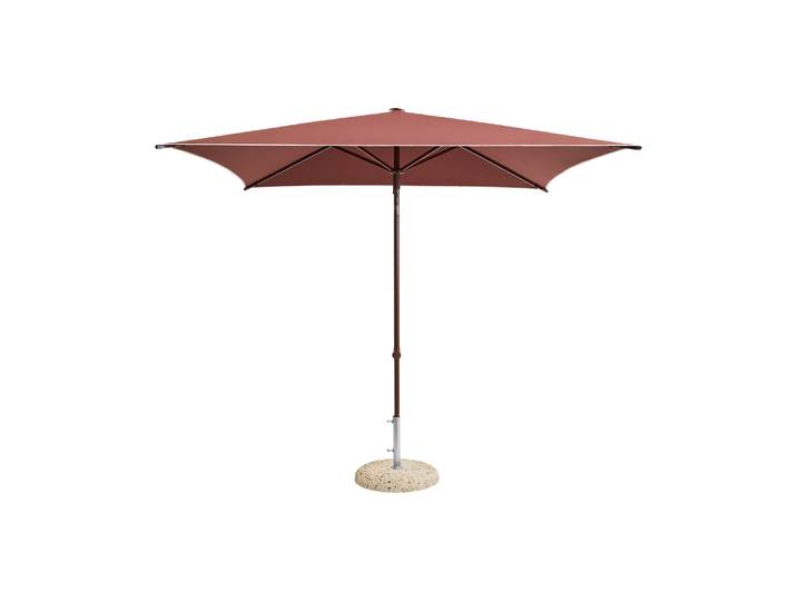 Hay - Parasol TERRAZZA - Rouge - Toile acrylique