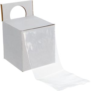 dm-folien Dehnband PE-Stretch transparent, 1200 x 100mm, im Spenderkarton, bis 300 % dehnbare PE-Folie, 100 Stück