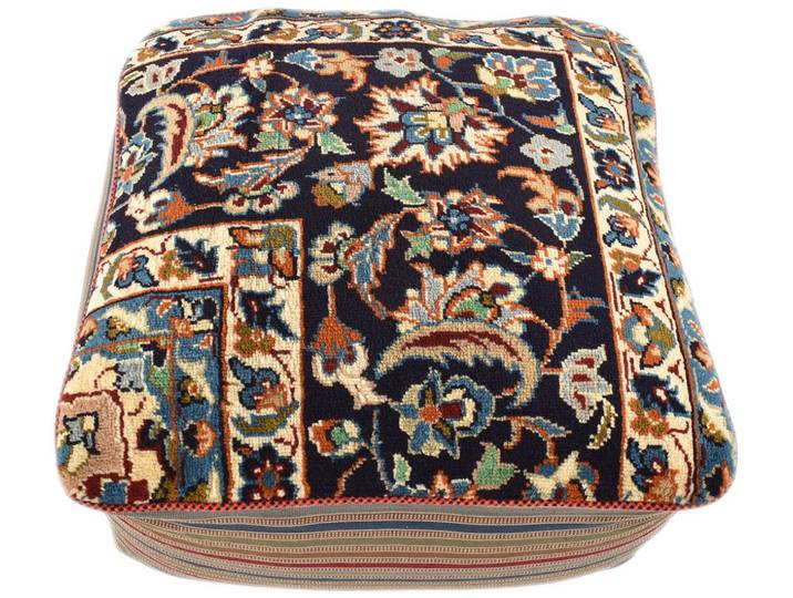 KUHFELL online & NOMAD Pouf ORIENT KELIM POUF SITZKISSEN BODENKISSEN FUßHOCKER 60 x 60 x 30 cm