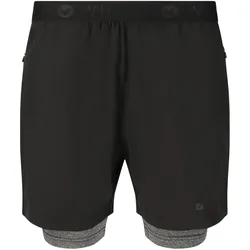 VIRTUS Dylan 2in1 Stretch Trainingsshorts Herren 1001 - black XXL