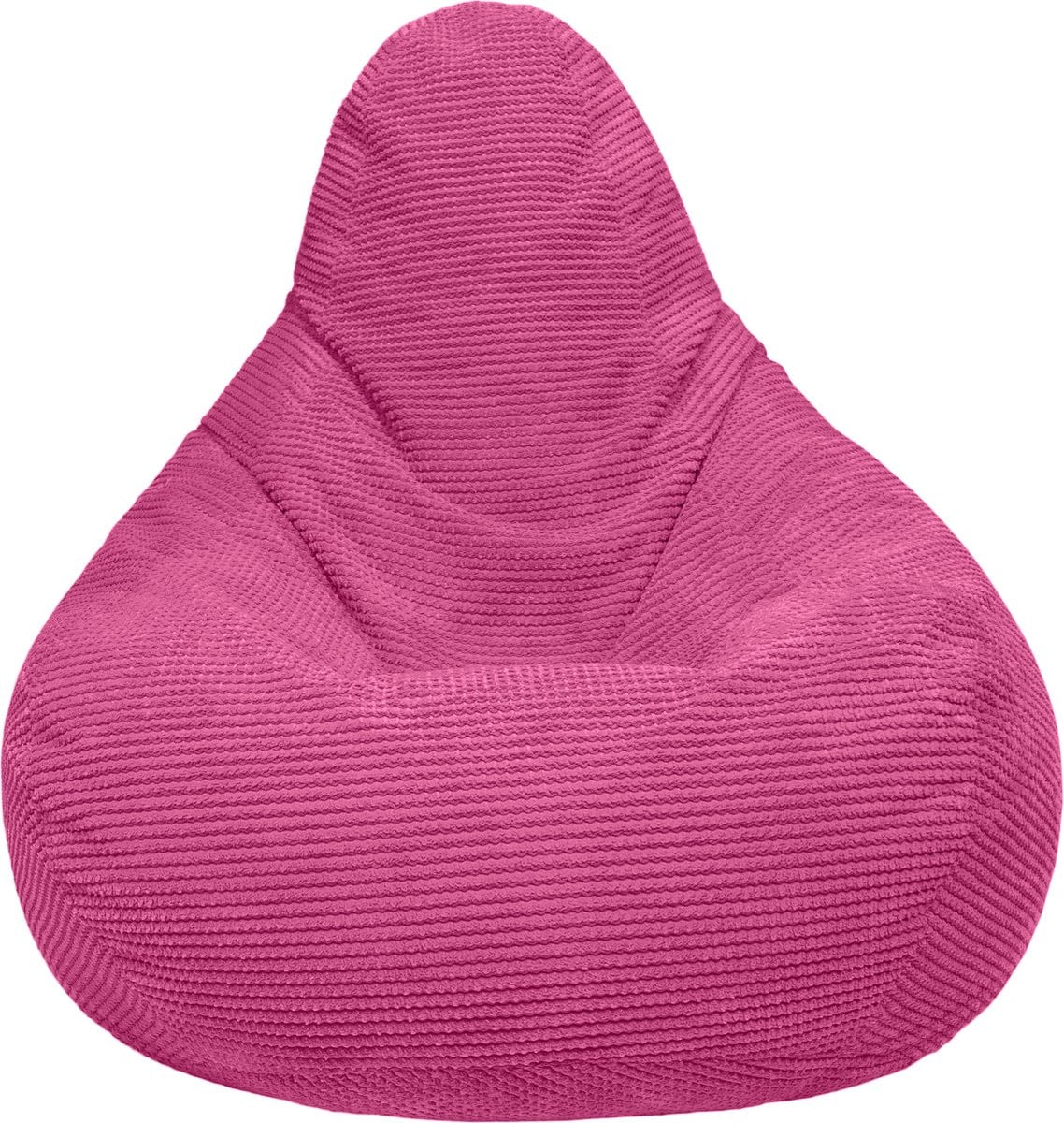 Corduroy Highback Zitzak Stoel voor Volwassenen met Ergonomisch Ontwerp voor de Woonkamer of Gaming