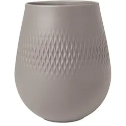 VASE Manufacture Collier Taupe 14 cm